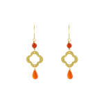 Fashion gifts for her – Orange blossom earrings