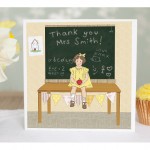Personalised card for teachers