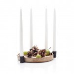 Christmas table decoration centrepiece candle holder