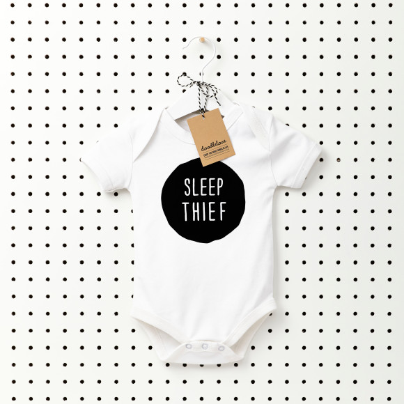 Sleep thief baby grow Mothers Day gift for new mums